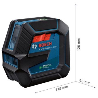  Лазерный уровень BOSCH GLL 2-15 G + LB10 + BT150 0.601.063.W01 