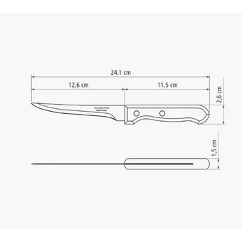  Нож разделочный TRAMONTINA Dynamic 22313/105 Л8133 13см 