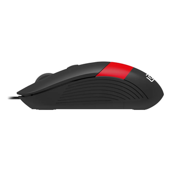  Мышь OKLICK 310M черный/красный 