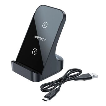  Беспроводное ЗУ ACEFAST E14 AF-E14-GY desktop wireless charger Space grey 