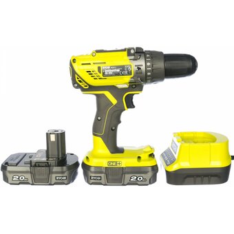  Дрель-шуруповерт Ryobi One+ R18PD3-220S (5133003342) ударная (2 АКБ+ЗУ) 