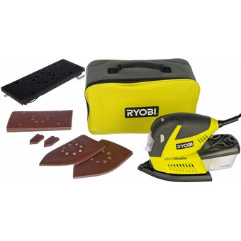  Универсальная шлифмашина Ryobi RMS180-SA30 (5133002910) 180W + 30 шлифлистов 