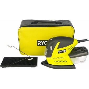  Универсальная шлифмашина Ryobi RMS180-SA30 (5133002910) 180W + 30 шлифлистов 