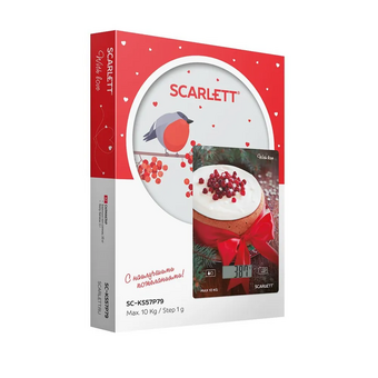  Весы кухонные Scarlett SC-KS57P79 With Love 