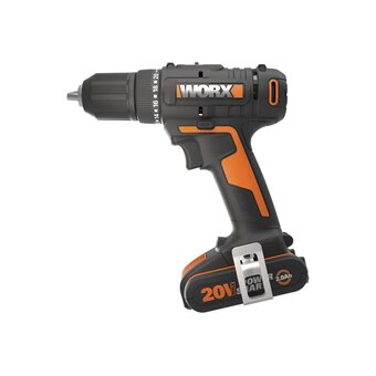  Дрель-шуруповерт WORX WX108 аккумуляторная, 2Ач x2, ЗУ 2А, кейс 
