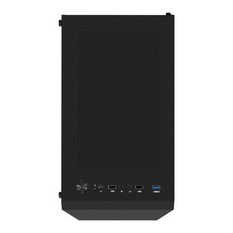  Корпус ExeGate EVO-8227 EX295765RUS Miditower (ATX, без БП, 2*USB+1*USB3.0+HD Audio, черный, 3 вент. с RGB подсветкой, бок. панель - зак. стекло) 
