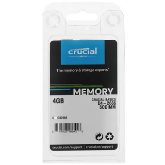  ОЗУ Crucial CB4GS2666 4GB 2666MHz DDR4 SODIMM 