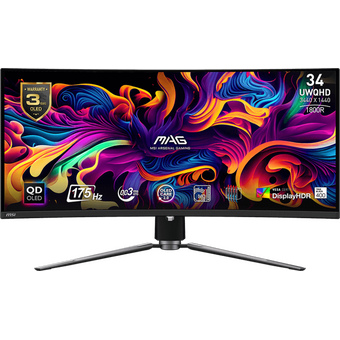  Монитор MSI MAG341CQP QD-OLED (9S6-3DD04T-010) Black 