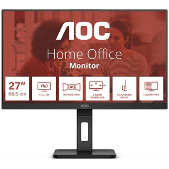  Монитор AOC 27E3QAF Black 