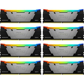  ОЗУ Kingston Fury Renegade RGB KF432C16RB2AK8/256 256GB 3200MHz DDR4 CL16 DIMM (Kit of 8) 
