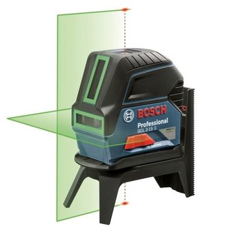  Лазерный уровень BOSCH GCL 2-15G + RM1 + BM3 0.601.066.J00, зеленый луч 