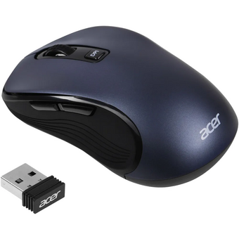  Мышь беспроводная Acer OMR306 (ZL.MCECC.021) черный/серый (1600dpi) USB (6but) 