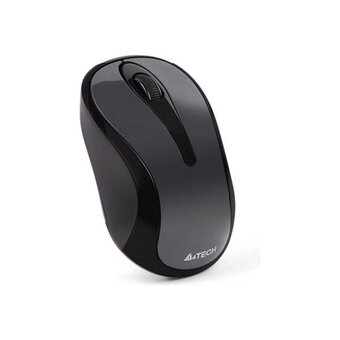  Мышь беспроводная A4Tech G3-280NS серый/черный (1200dpi) silent USB (2but) 