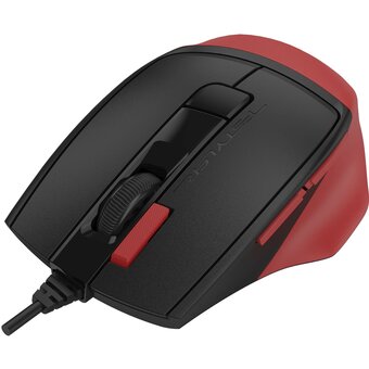  Мышь A4Tech Fstyler FM45S Air красный/черный (2400dpi) silent USB (7but) 