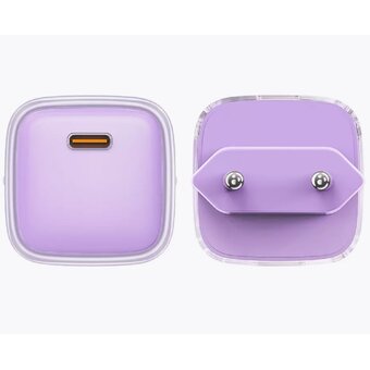  СЗУ ACEFAST A53 Sparkling series PD30W GaN (USB-C) - Alfa Purple 