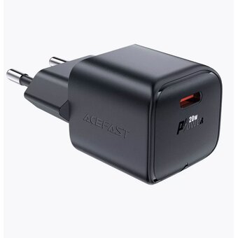  СЗУ ACEFAST A73 mini PD20W GaN USB-C - Black 