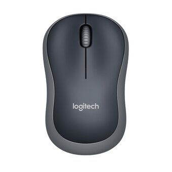  Мышь беспроводная Logitech B175 (910-002635) черный/серый (1000dpi) USB (2but) 