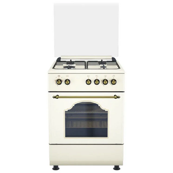  Кухонная плита De luxe 606040.24г-006 (610390) бежевый ретро 