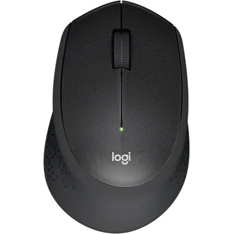  Мышь беспроводная Logitech M331 Silent Plus (910-004914) черный (1000dpi) silent USB (3but) 