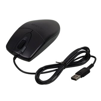  Мышь A4Tech OP-620DS черный (1000dpi) silent USB (3but) 