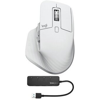  Мышь беспроводная Logitech MX Master 3S (910-006566) светло-серый 