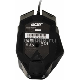  Мышь Acer Nitro NMW120 (GP.MCE11.01R) черный/красный (4200dpi) USB2.0 (8but) 