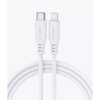  Кабель ACEFAST C3-01 USB-C to Lightning TPE charging data cable White 