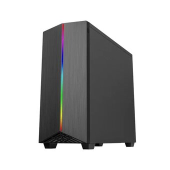  Корпус Zircon Lima без БП (Midi Tower,Micro-ATX, Черн,1*USB3.0,2*USB2.0, 1*92mm ) 