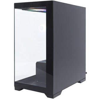  Корпус 1STPLAYER Miku Mi2 Black (Mi2-BK-3F1) / mATX / 3x120mm LED fans 