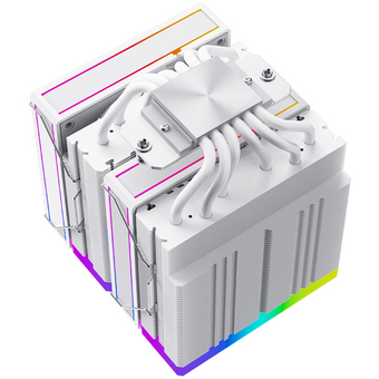  Кулер ID-Cooling Frozn A620 ARGB White Soc-AM5/AM4/1151/1200/2066/1700 4-pin 29.9dB Al+Cu 270W 1200gr LED Ret 