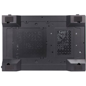  Корпус 1STPLAYER Miku Mi2 Black (Mi2-BK-3F1) / mATX / 3x120mm LED fans 