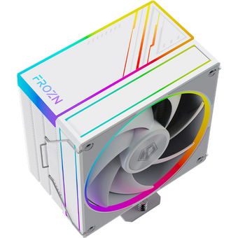  Кулер ID-Cooling Frozn A410 ARGB White Soc-AM5/AM4/1151/1200/2066/1700 4-pin 29.9dB Al+Cu 230W 730gr LED Ret 