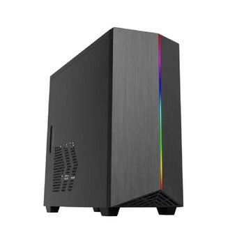  Корпус Zircon Lima без БП (Midi Tower,Micro-ATX, Черн,1*USB3.0,2*USB2.0, 1*92mm ) 