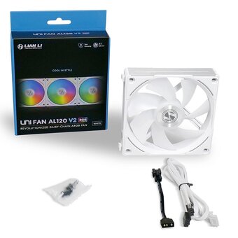  Вентилятор Lian-Li Uni Fan ALV2 120 Single White (G99.12ALV21W.00) LED Ret 