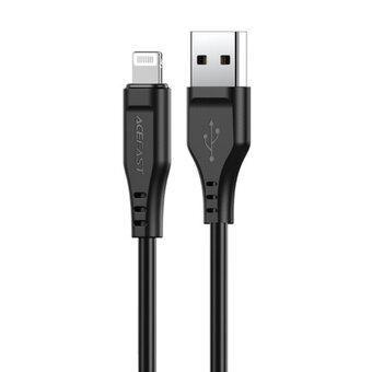  Кабель ACEFAST C3-02 USB-A to Lightning TPE charging data cable Black 