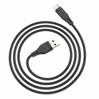  Кабель ACEFAST C3-09 USB-A to Micro-USB TPE charging data cable Black 