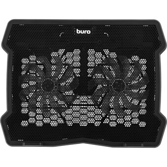  Подставка для ноутбука Buro BU-LCP150-B213 15" металлическая сетка/пластик черный 