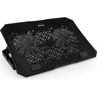  Подставка для ноутбука Buro BU-LCP150-B213 15" металлическая сетка/пластик черный 