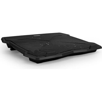  Подставка для ноутбука Buro BU-LCP150-B212 15" металлическая сетка/пластик черный 
