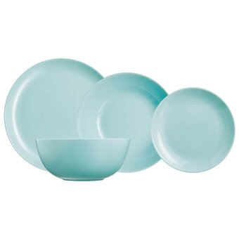  Сервиз Luminarc Diwali Light Turquoise Дивали Лайт Тюркуаз P2947 19 предметов 