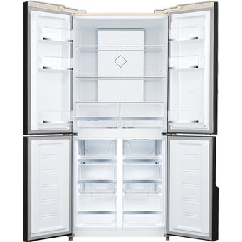  Холодильник Weissgauff WCD 450 BEG NoFrost Inverter 