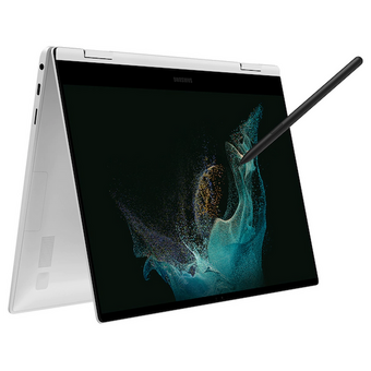  Ноутбук Samsung Galaxy Book 2 Pro 360 NP930 (NP930QED-KC1US) i7 1260P 16Gb SSD512Gb Intel Iris Xe 13.3" OLED Touch FHD (1920x1080) Win11H silver 