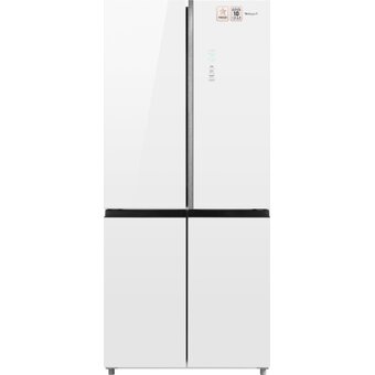  Холодильник Weissgauff WCD 590 NoFrost Inverter Premium Biofresh White Glass 