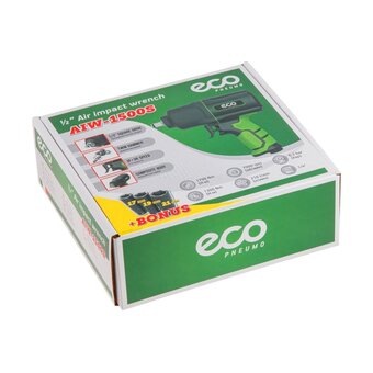  Гайковерт пневматический ECO AIW-1500S 