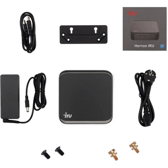  Неттоп IRU 310TLCN (1975176) i5 1135G7 (2.4) 16Gb SSD512Gb Iris Xe Win 11 Pro GbitEth черный 