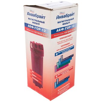  Фильтр для горячей воды из усиленного полипропилена Аквабрайт АБФ-ГОР-12 