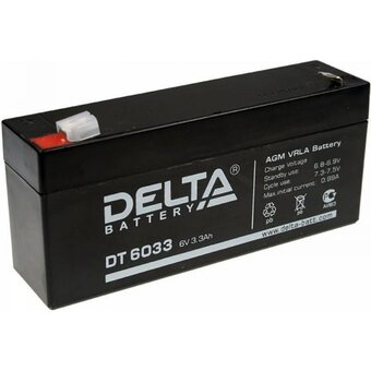  Батарея Delta DT 6033 (6V, 3.3Ah) 