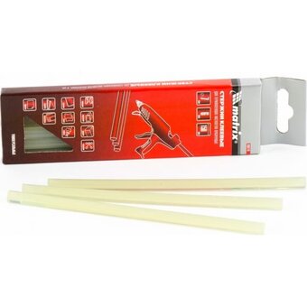  Стержни клеевые MATRIX 930710 7 x 150 мм, прозрачные, 6 шт. 