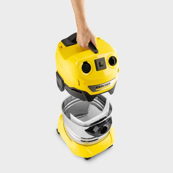  Строительный пылесос Karcher WD 4 P S V-20/5/22 (1.628-290.0) желтый 