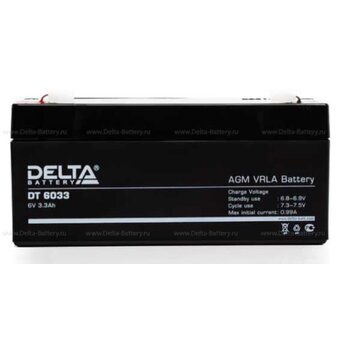  Батарея Delta DT 6033 (6V, 3.3Ah) 